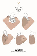 Play at Slaep - Swaddle XL Sugar Almond