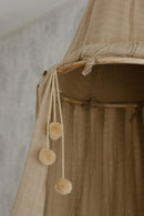 Play At Slaep Bedhemel voor de kinderkamer in de kleur Camel