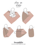 Play at Slaep - Swaddle XL Meek