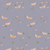 Wallpaper Meet Me at the Wall - Ducks Smokey Periwinkle - Lotte Dirks
