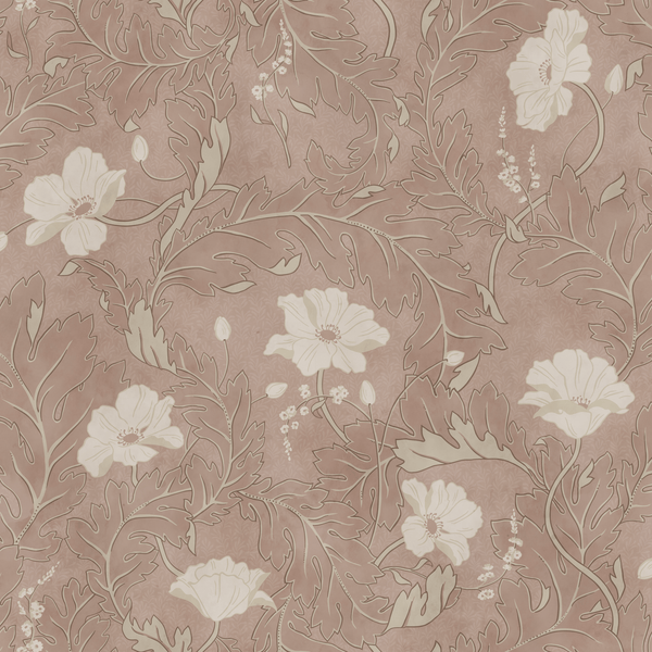 Wallpaper sample Sandberg - Poppy - Blush