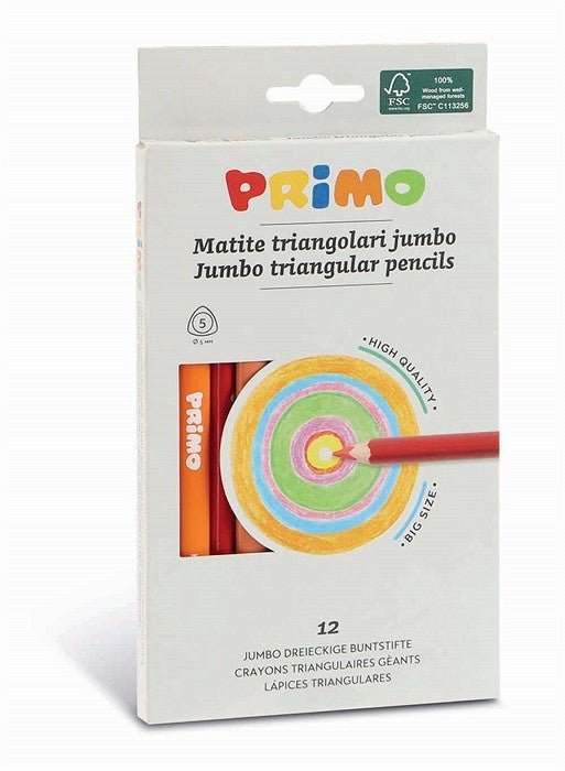 Primo Kleurpotloden Jumbo 12st