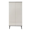 Kast babykamer Quax Flow Stone beige met zwart