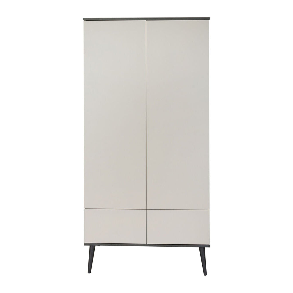 Kast babykamer Quax Flow Stone beige met zwart