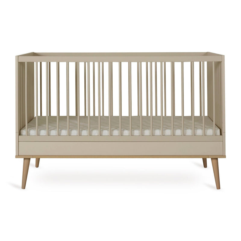 Quax Ledikant Flow Clay and Oak 140x70cm Juniorbed