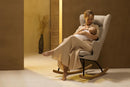 Quax Schommelstoel Rocking Adult Chair De Luxe - Clay