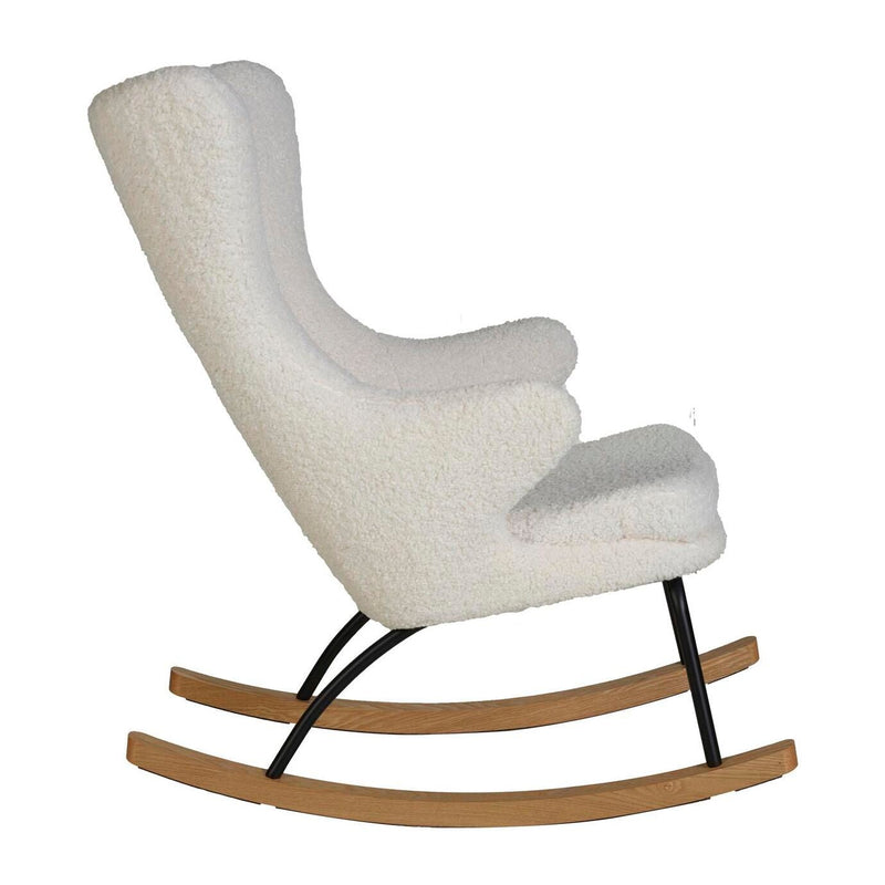 Quax Schommelstoel Rocking Adult Chair De Luxe - Limited Edition Teddy