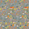Tapetenmuster Meet Me at the Wall - Wildflower - Stone blue - Lotte Dirks