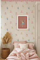 Atelier Florentine - Double scalloped wallpaper edge - Green