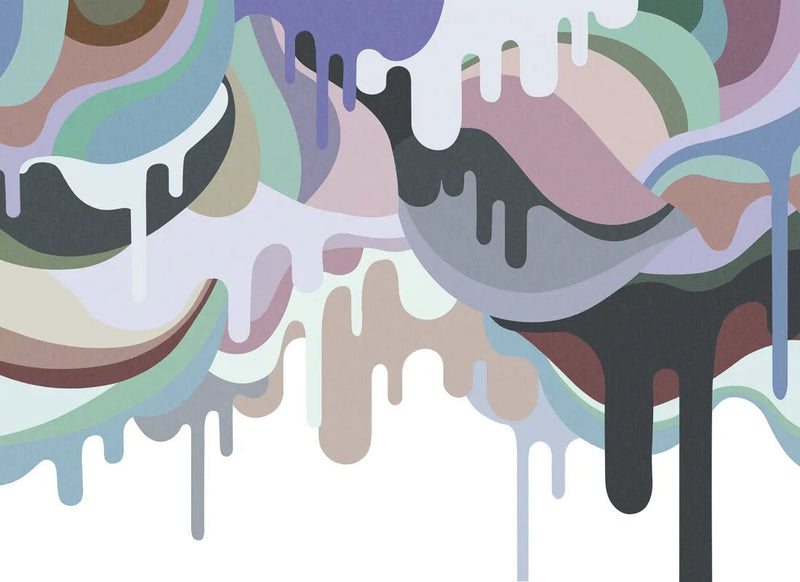 Behang Rebel Walls - Dripping Ice Cream - Retro