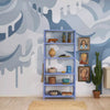 Behang Rebel Walls - Dripping Ice Cream - Blue