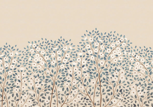 Behang Rebel Walls - Blossom tree - Blue