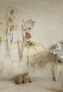 Wallpaper Rebel Walls - Bloomy fields of marion - Warm yellow