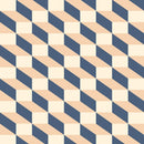 Wallpaper sample Rebel Walls - Filled Optic - Blue & Pink