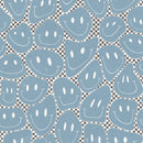 Behangstaal Rebel Walls - Happy Rebel - Blue Chess