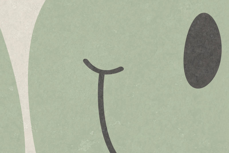 Papier peint Rebel Walls - Happy Rebel, vert