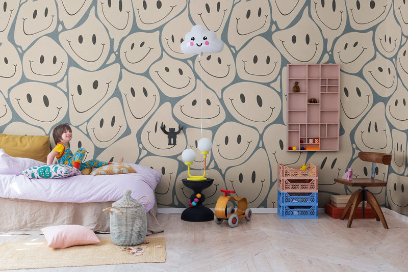 Esempio di carta da parati Rebel Walls - Happy Rebel - Pesca