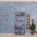 Behang Rebel Walls - Happy Rebel, Pink Chess