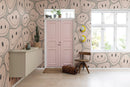 Behang Rebel Walls - Happy Rebel, Soft Pink