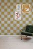 Behangstaal Rebel Walls - Happy Squares - Mustard