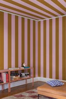 Papier peint Rebel Walls - Happy Stripes - Fudge
