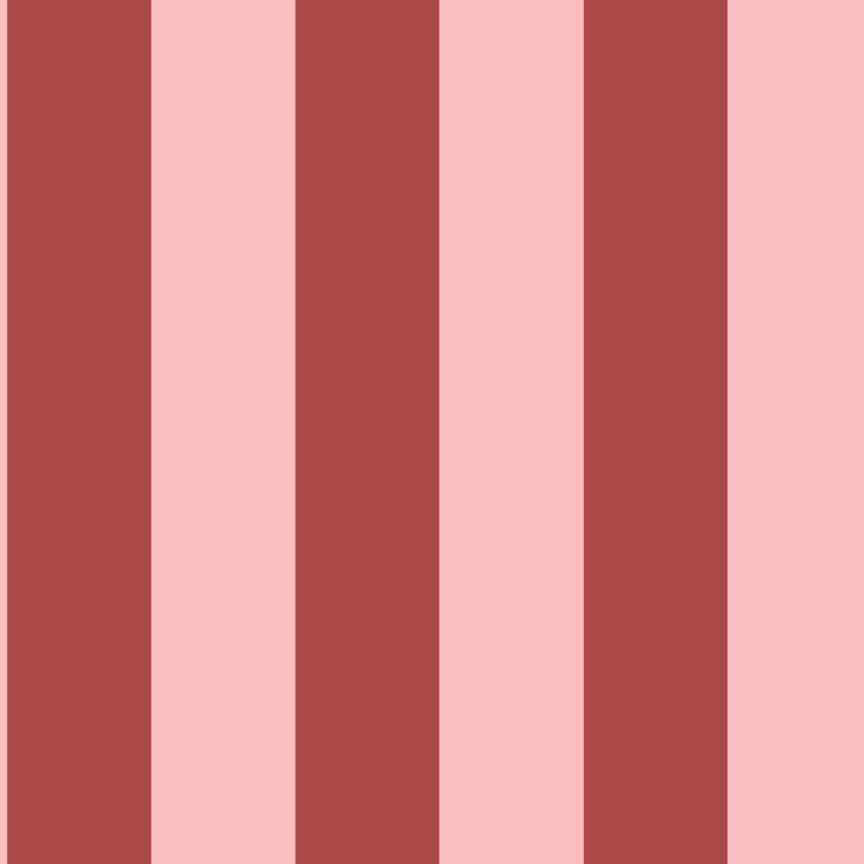 Behangstaal Rebel Walls - Happy Stripes - Raspberry