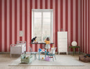 Behang Rebel Walls - Happy Stripes - Raspberry