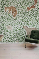 Behang Rebel Walls - Lullaby - Green