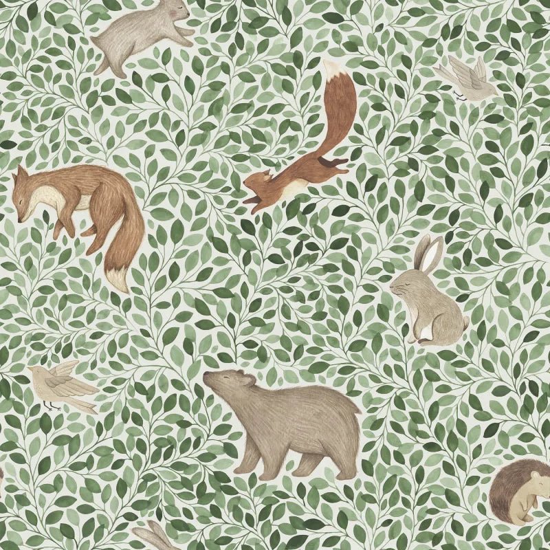 Behang Rebel Walls - Lullaby - Green