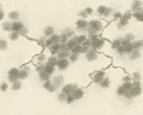 Wallpaper Rebel Walls - Pine Branch - Beige