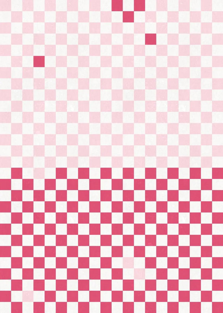 Wallpaper Rebel Walls - Pixels - Magenta