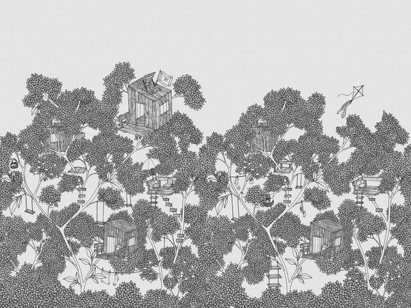 Wallpaper Rebel Walls - Playground - Graphite