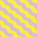 Wallpaper Rebel Walls - Polka Stripe - Lilac & Yellow