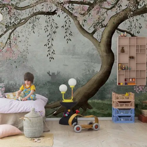 Wallpaper Rebel Walls - Tree of Dreams - Pastel