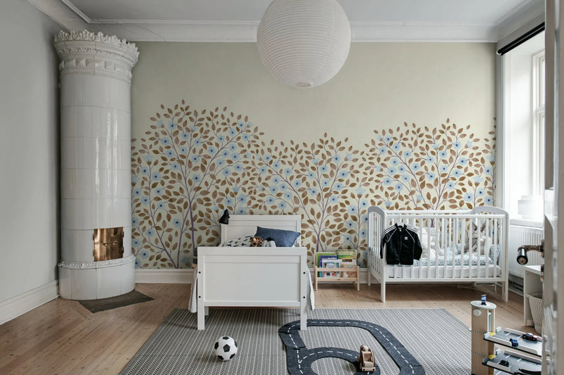 Behang Rebel Walls - Blossom tree - Beige
