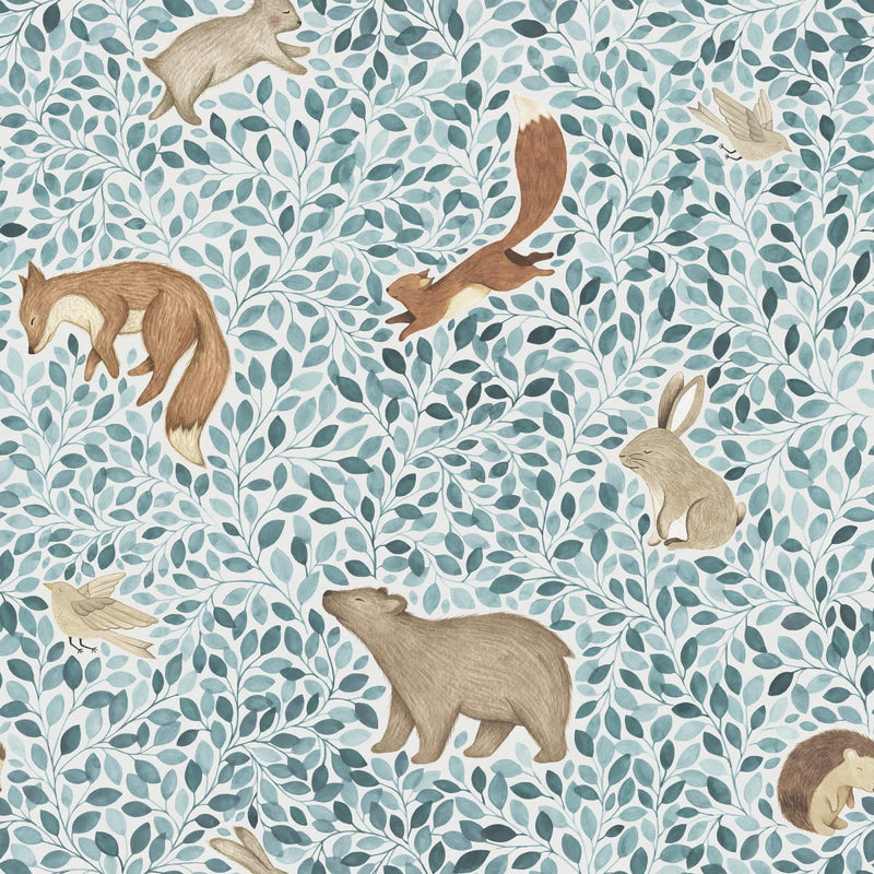 Behangstaal Rebel Walls - Lullaby - Blue