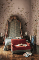 Wallpaper Sandberg - Chinoiserie Garden, Pink