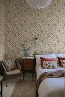 Wallpaper Sandberg - Sollides - Burgundy