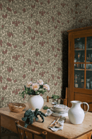 Wallpaper Sandberg - Emrik - Burgundy