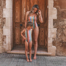 Gesalzene Geschichten - Multi -Stripe | Badeanzug/ Schwimmanzug