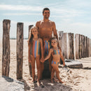 Gesalzene Geschichten - Multi -Stripe | Badeanzug/ Schwimmanzug