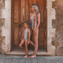 Gesalzene Geschichten - Multi -Stripe | Badeanzug/ Schwimmanzug