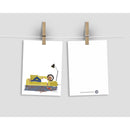 STUDIOZWAANSTRAAT Postkaart zwangerschap en zwangerschapsverlof