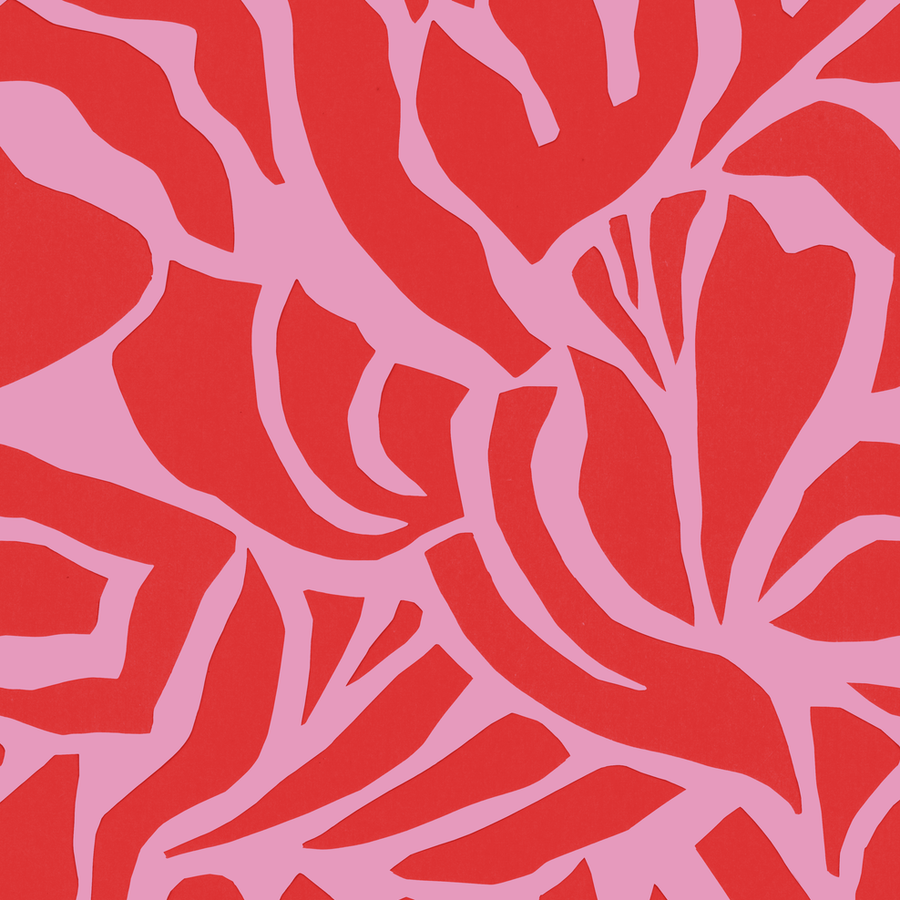 Papel pintado Encuéntrame en la pared - Flow Poppy