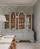 Wallpaper Sandberg - Pine - Misty Blue