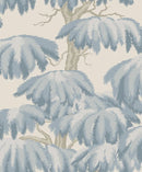 Wallpaper Sandberg Alba, Light blue – Forest wallpaper