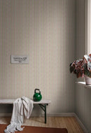 Wallpaper Sandberg Albin, Beige - Striped wallpaper
