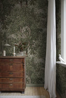 Wallpaper Sandberg Charles - Green – Forest wallpaper