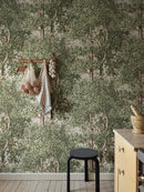 Wallpaper Sandberg Charles - Green – Forest wallpaper