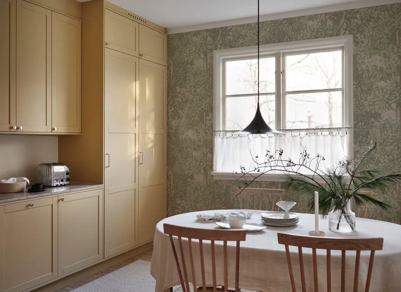 Wallpaper Sandberg Charles - Light Green – Forest wallpaper